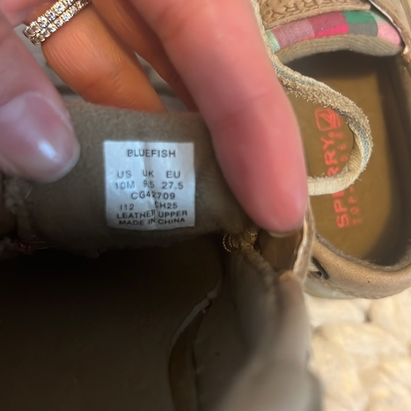 Kids Sperry Top Sider - size toddler 10 - Picture 4 of 4